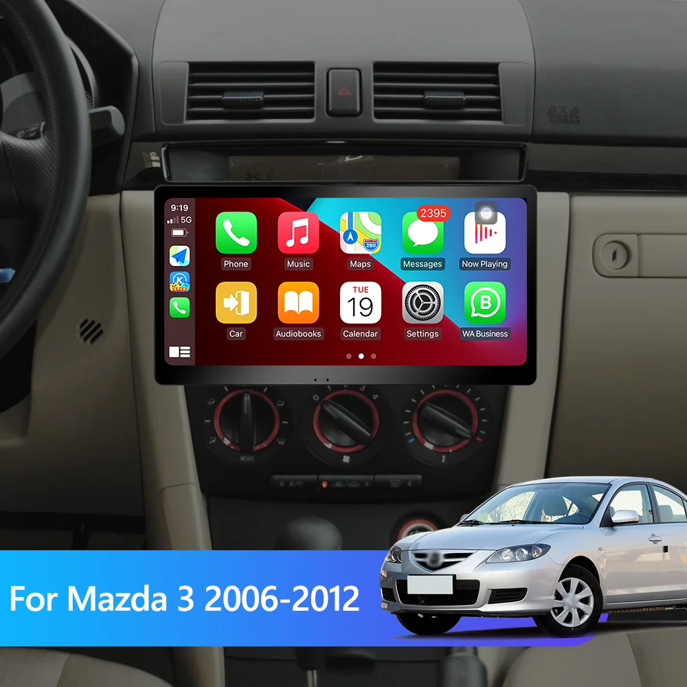 

Автомагнитола Eunavi 2 Din Android для Mazda 3 bk maxx axel 2004-2013 2007 Carplay Автомобильный мультимедийный плеер GPS Navi 2din Авторадио
