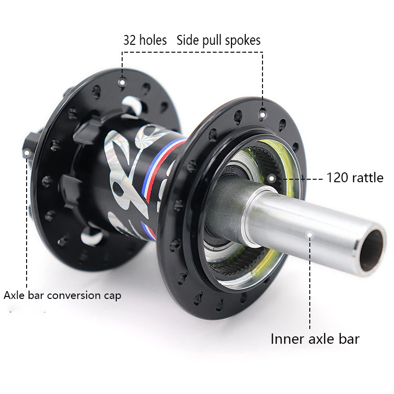 Горный велосипед быстросъемная колодка для барабана 120 погремушка 4 гранулы