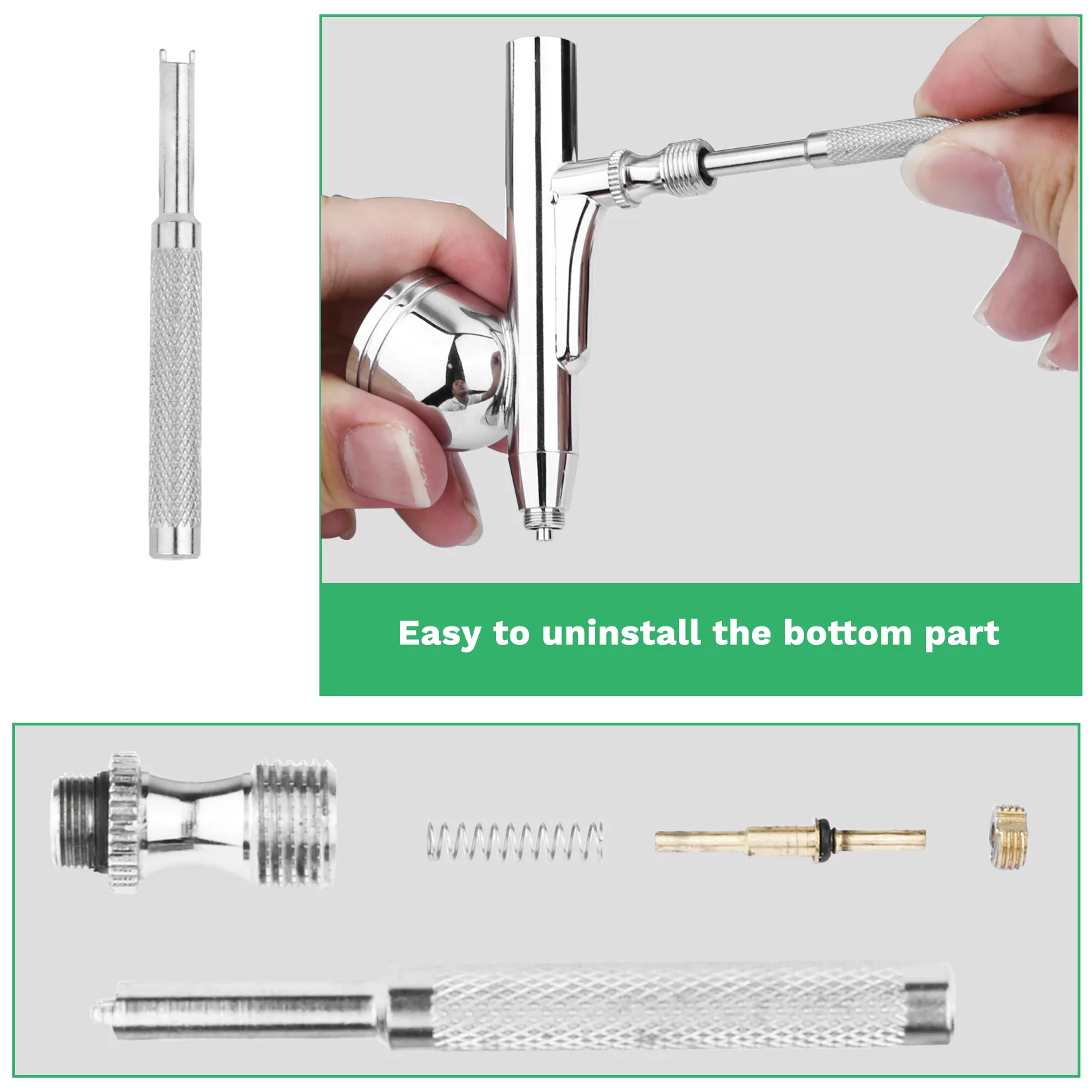 Набор Для Ремонта И Обслуживания Аэрографа 8-в-1 Аксессуаров Чистящего Средства