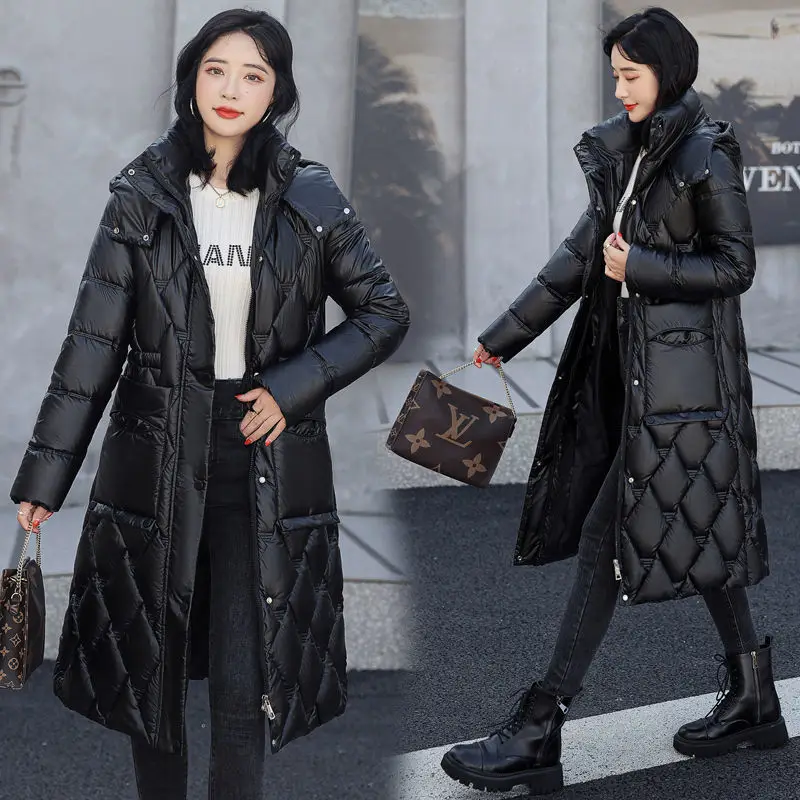 Winter Women's Cold Coat Parkas Super Hot Coats Hooded Long Cotton Padded Jacket Jackets Womens Winter Clothing 2022 Fashion