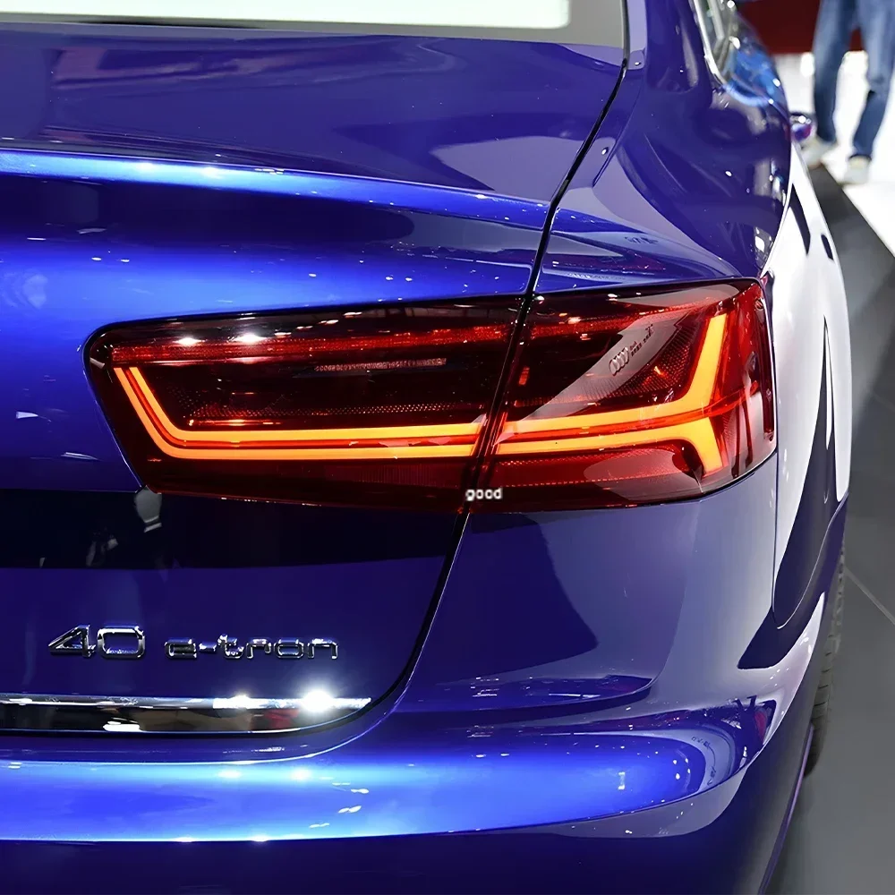 Фото Авто задние фонари в сборе для Audi A6 C7 A6L S6 2012-2015, светодиодные задние фонари автомобиля, обновленный стример, указатели поворота, аксессуары №4