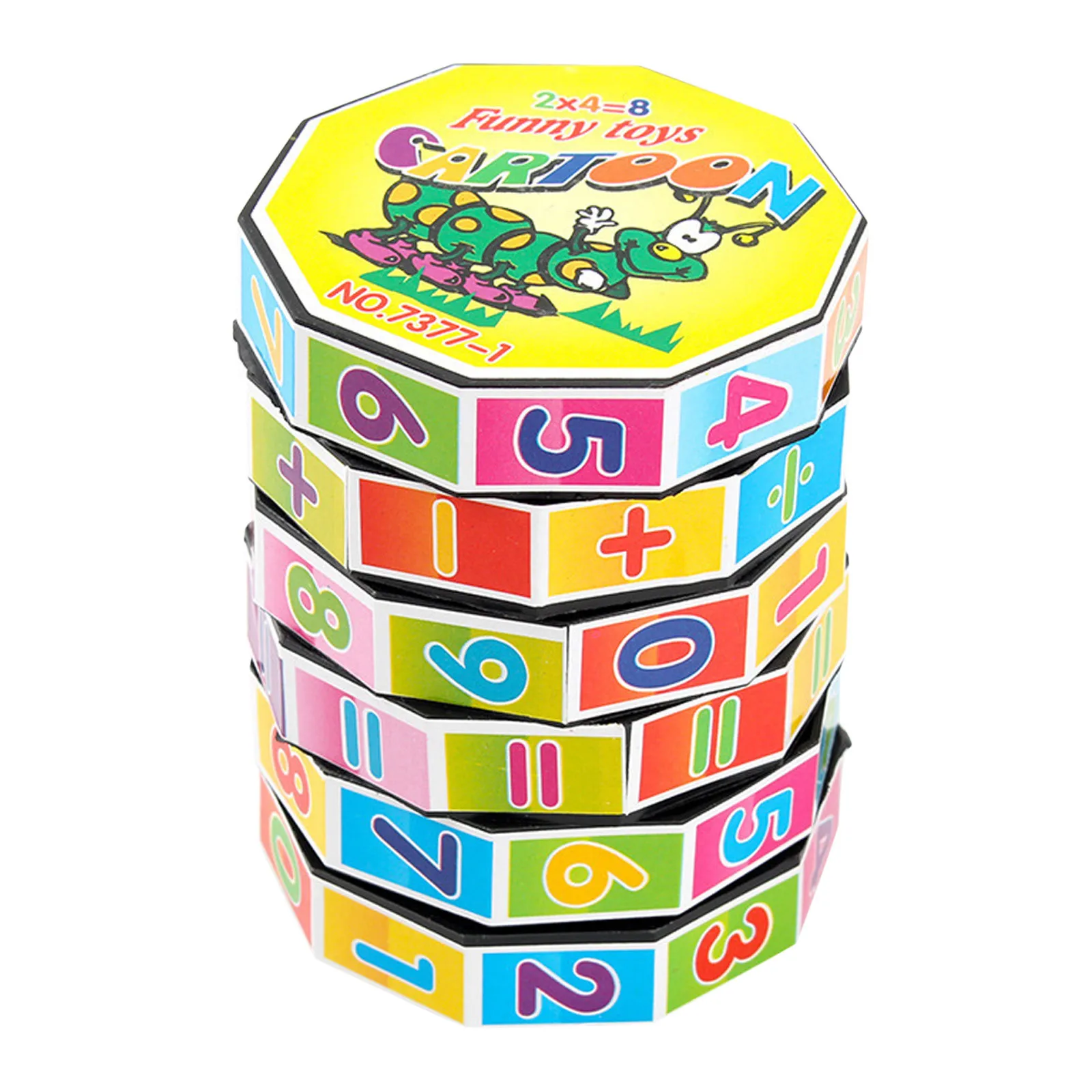 

Math Cubes Arithmetic Cylindrical Cubes Nice Gift For Preschool Toddler Age 3