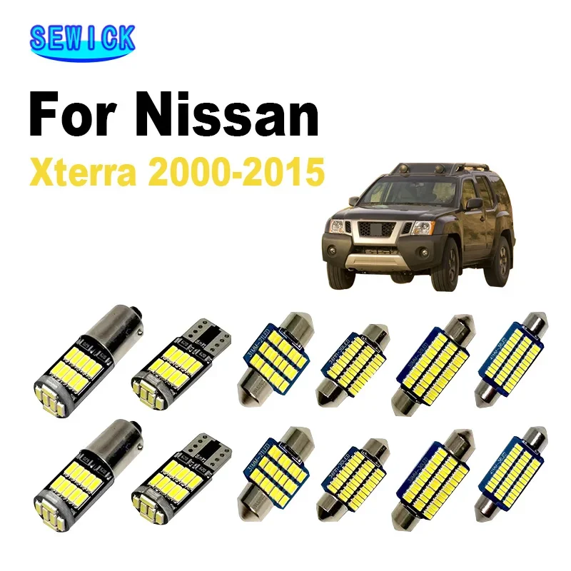 SEWICK Canbus Комплект внутреннего освещения для Nissan Xterra 2000-2015 Автомобильная лампа