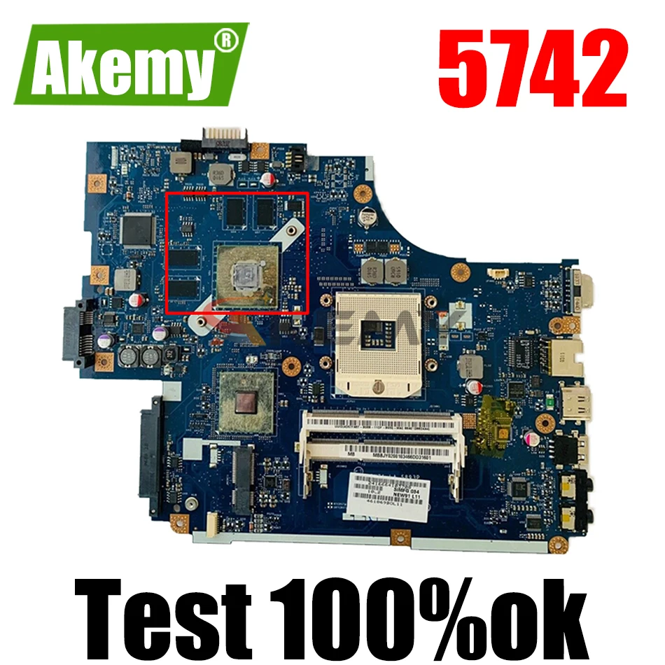 

NEW71 LA-5891P LA-5893P LA-5894P Mainboard For Acer 5741 5741G 5742 5742G Laptop Motherboard With HM55 100% Fully Tested