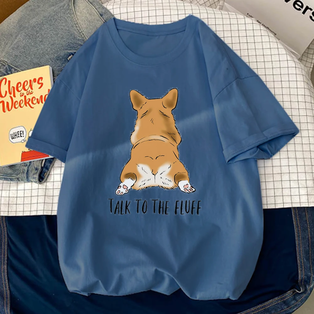 

Футболки с принтом Talk To The Fluff, модная одежда большого размера, уличная одежда, мужские футболки с круглым вырезом, Модные Винтажные мужские ф...