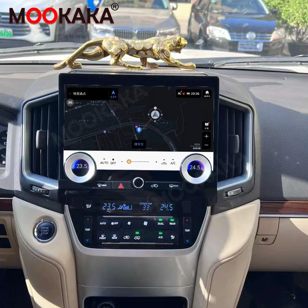 Фото Автомобильный радиоприемник с экраном 11,8 дюйма для Toyota Land Cruiser 2016-2021, Android, GPS-навигация, мультимедийный видеостереоприемник, головное устройство №3