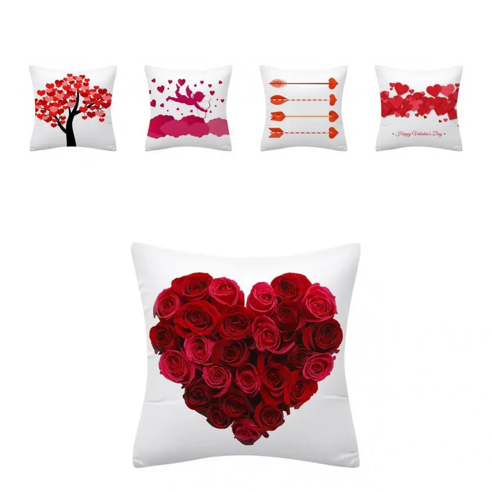 

Pillowcase Delicate Pillow Case Romantic Floral Pattern Pillowcase