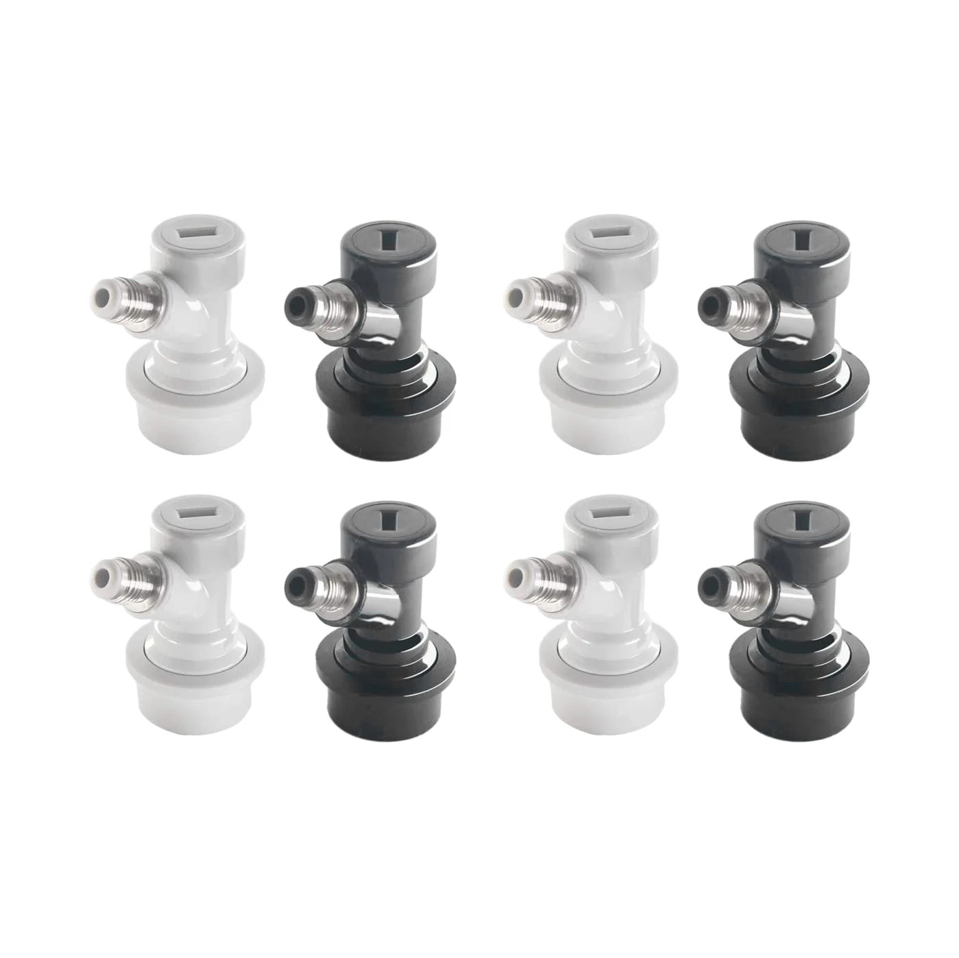 

8 Pcs Keg Ball Lock Disconnect Include Gas MFL Ball Lock Disconnect, Liquid MFL Ball Lock Disconnect for Homebrewing