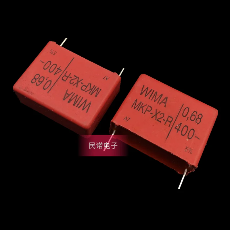 

10pcs/lot DIP capacitance MKP-X2-R 400Vac 0.68UF 400V 684 680NF leg width 27.5mm New and origianl