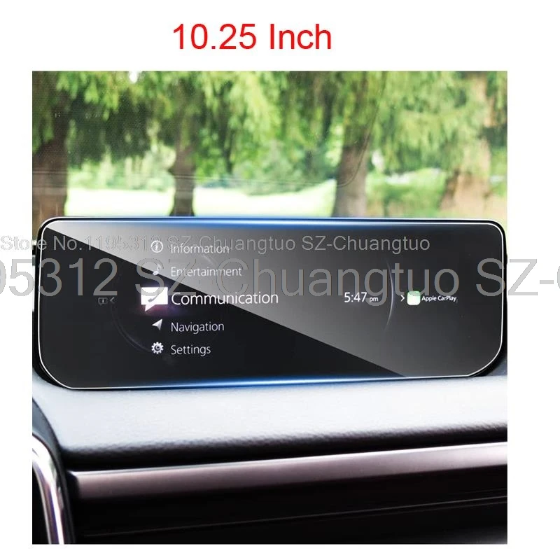 

Защитная пленка для экрана из закаленного стекла для Mazda CX-50 CX50 2023, 10,25 дюйма, автомобильная информационная система, радио, GPS-навигация