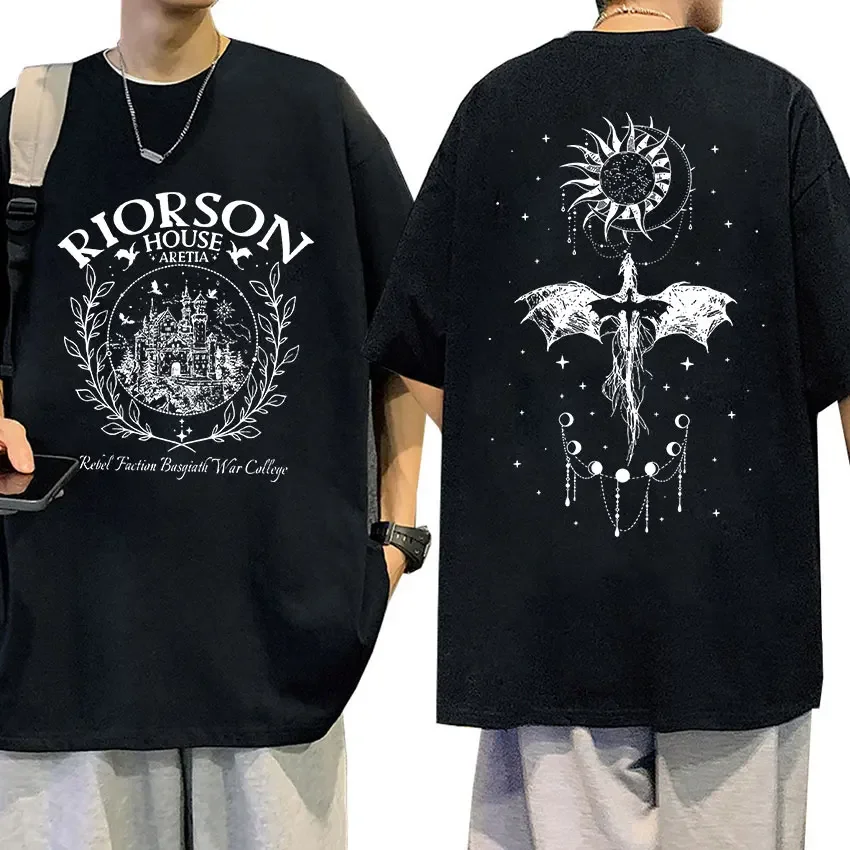 Футболка Basgiath с изображением войны колледжа риорсона дома дракона райдера