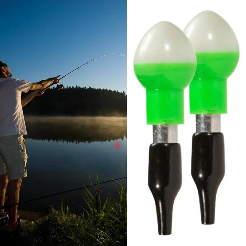 

2PCS Electronic Fishing Floats Drifting Tail LED Electronic Light Luminous Drifting Send CR311 Night Fishing Tools Accessories