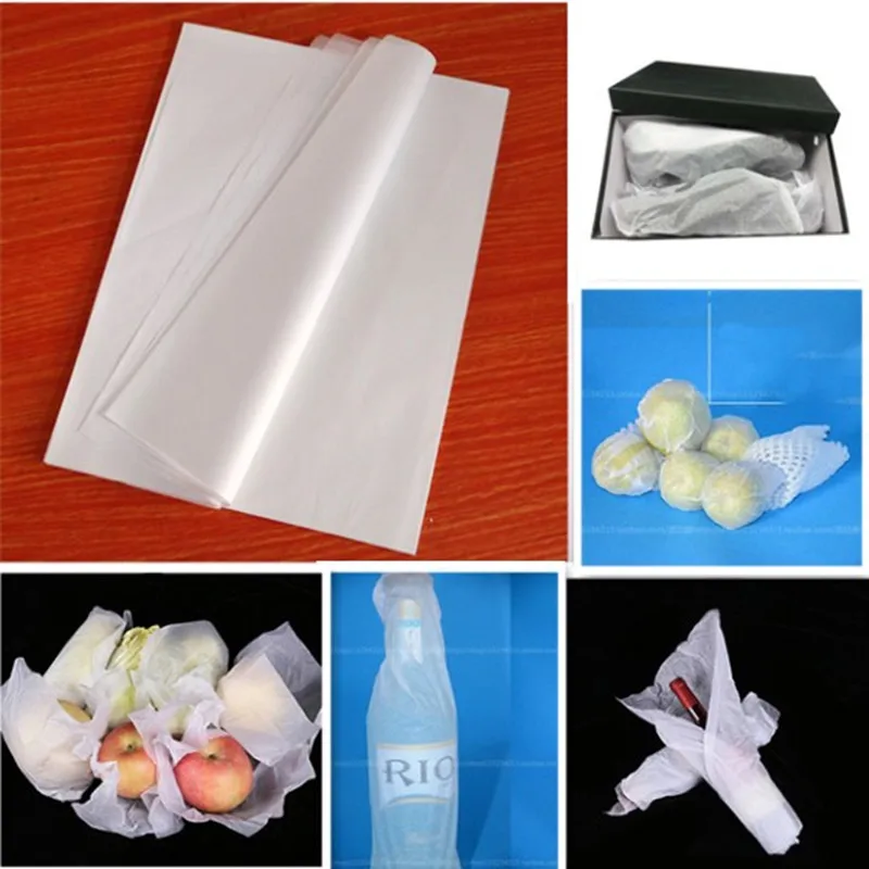 

100sheets/pack White Copy Paper Waxed Paper Shoebox Fruit Moisture Absorbing Paper for Garment Interlayer Pad Hardware Antirust