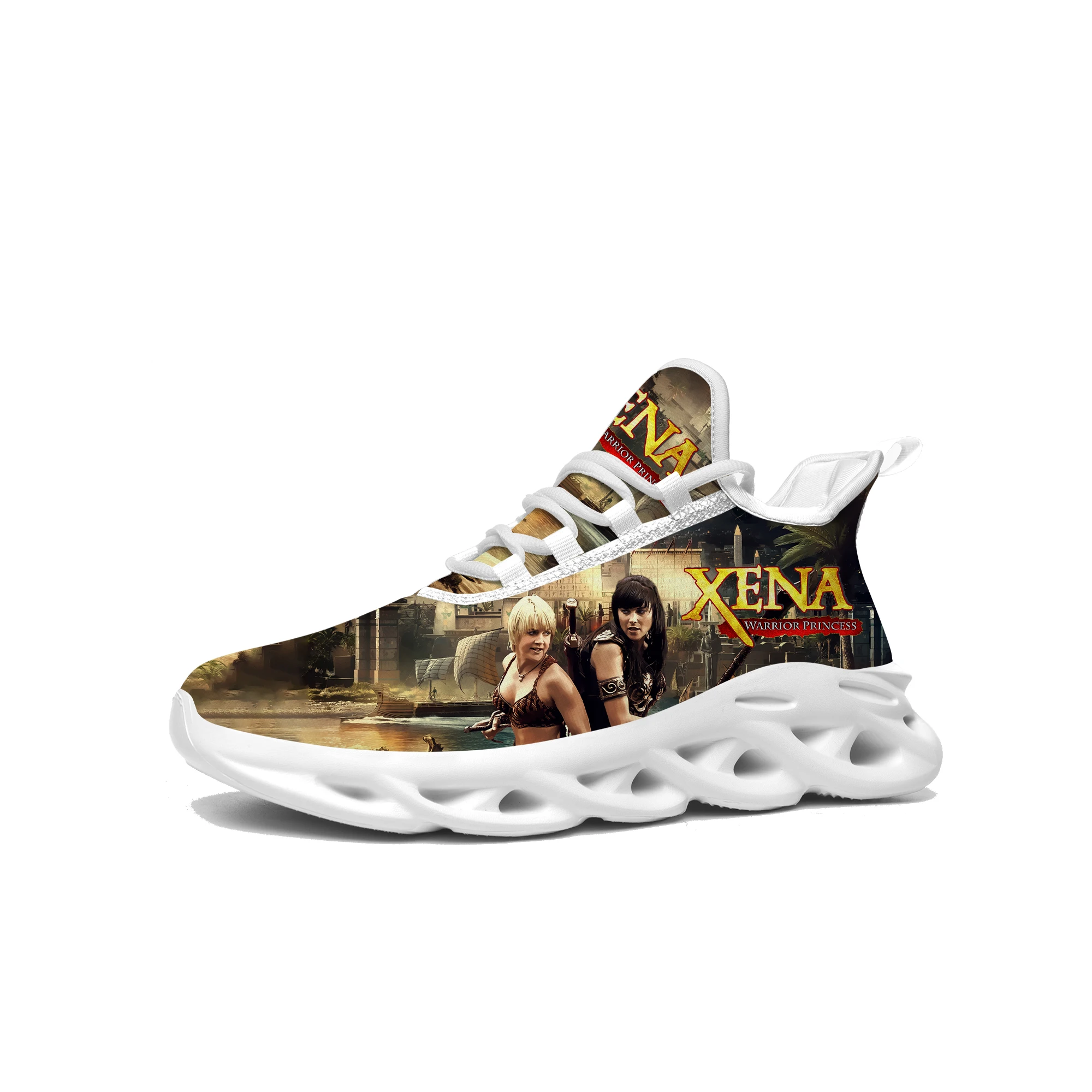 

Xena Warrior Princess Flats Sneakers Mens Womens Sports Shoes High Quality Gabrielle Sneaker Lace Up Mesh Footwear custom Shoe