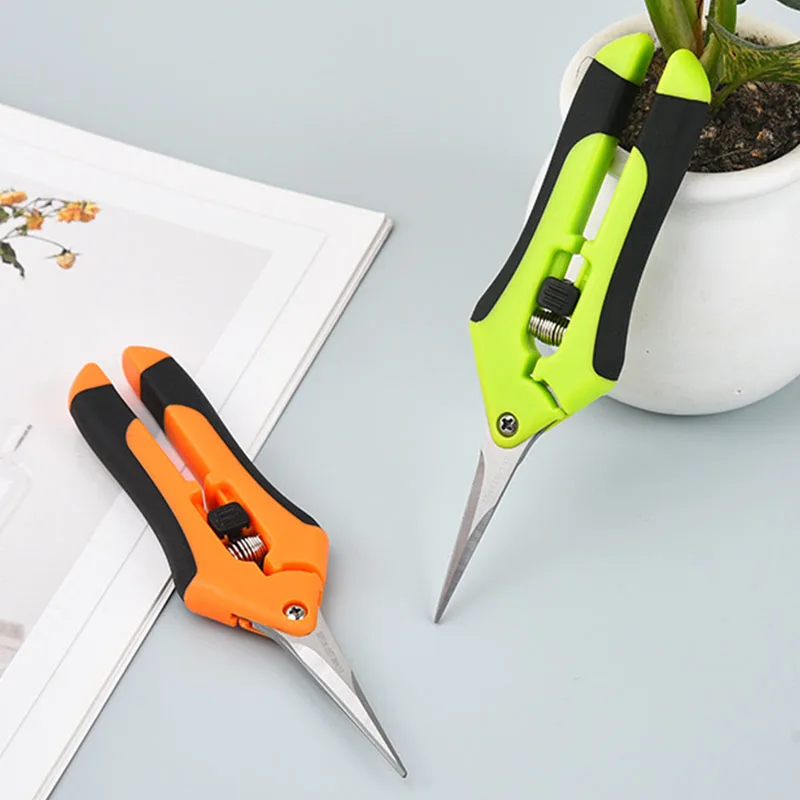 

Straight/Elbow Blade Pruning Cut Shrub Tool Plant Horticulture Leaf Trimmer Shear Scissor Pruner Garden Fruit Flower Orchard