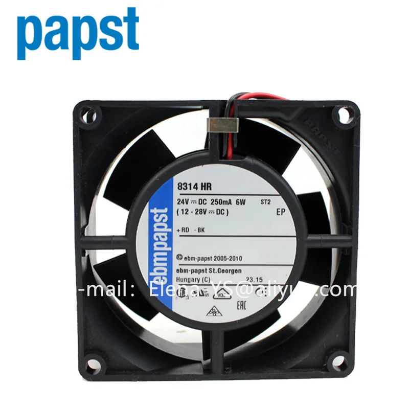 

8314 HR 8314HR FAN AXIAL 80X32MM 24VDC 5000 RPM