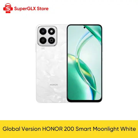 Новый смартфон HONOR 200 Smart Global Version Snapdragon 4 Gen 2 5G, 6,8 дюйма, 120 Гц, TFT ЖК-дисплей, 35 Вт, HONOR SuperCharge, IP64