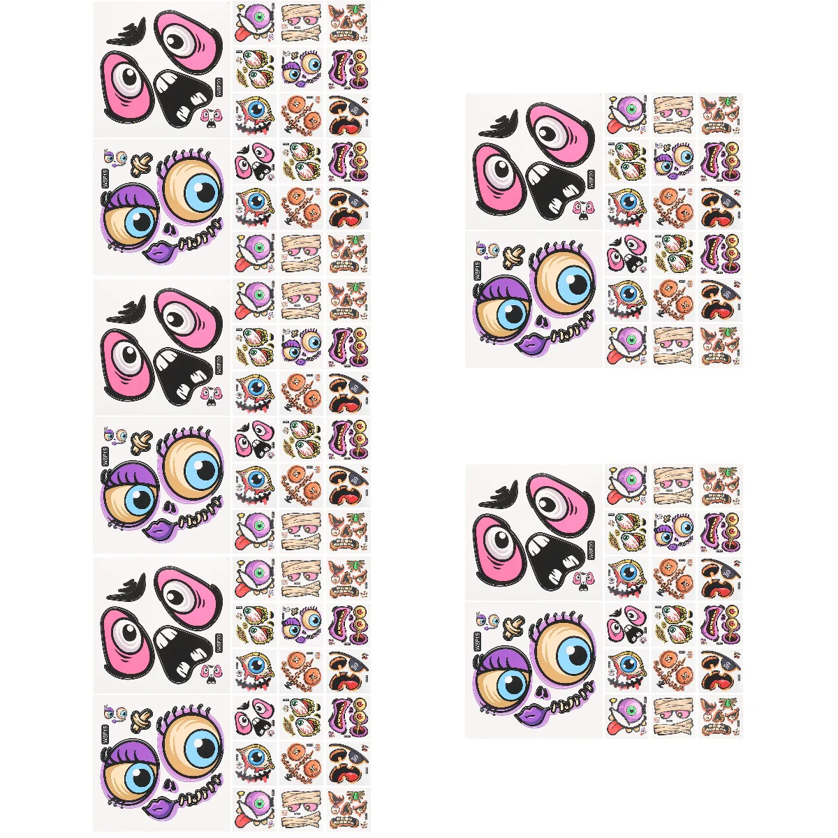 

100 Sheets Stickers Adhesive Decals Party Supplies DIY Decals