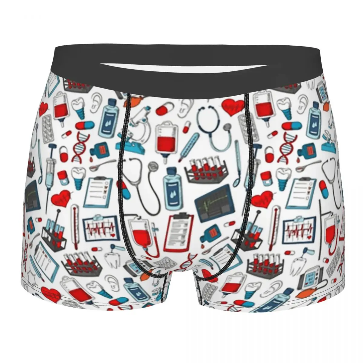 

Fashion Emergency Nursing Supplies Patterns Boxers Shorts Underpants Male Stretch Nurse Pattern Briefs Underwear