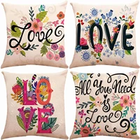 happy mother day pillow covers cute flower beautiful gift for mother pillows case for bedroom sofa 45x45 50x50 cm home decor