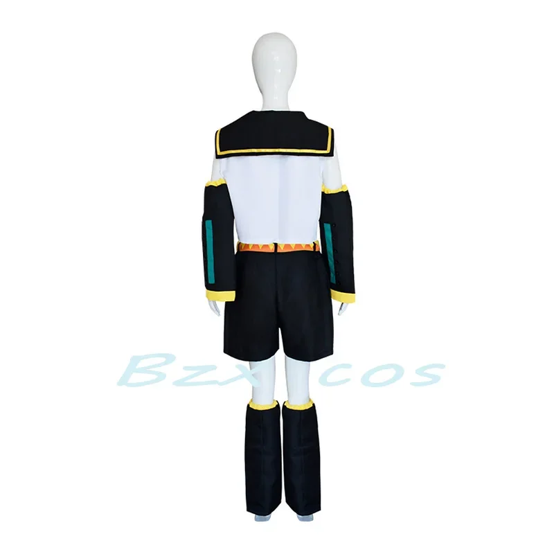 Аниме Рин Лен униформа для косплея платье на Хэллоуин костюмы топы + шорты