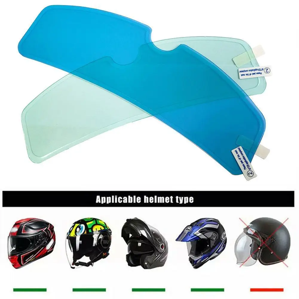 

Мотоциклетный шлем, прозрачная непромокаемая пленка на выбор, защита от дождя, противотуманный экран, шлемы, козырек, противотуманные аксес...