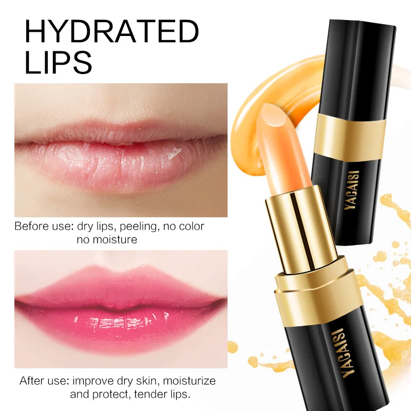 Красная вишневая здоровая помада Уход за губами увлажняющий бальзам для губ