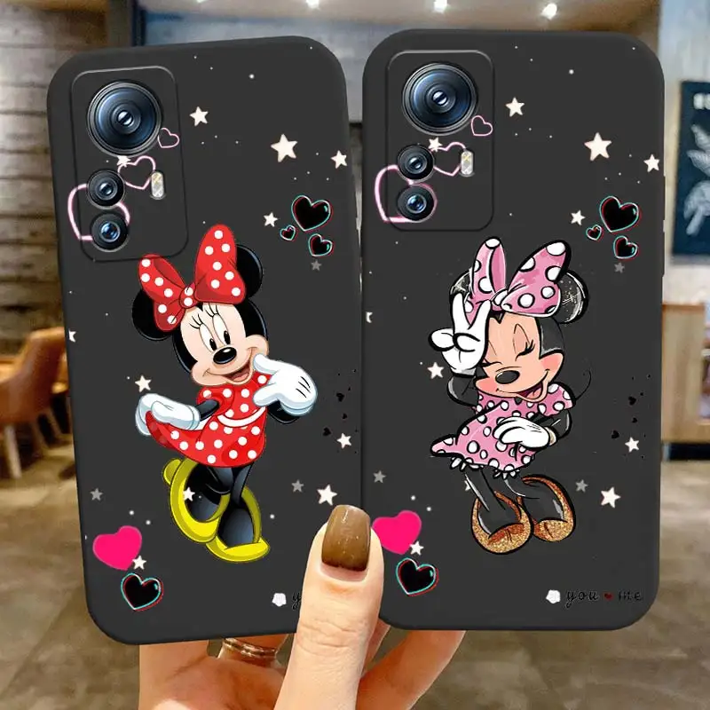 

Mickey Minnie Disney Cute Art Phone Case For Xiaomi Mi 13 12T 12S 12X 12 11 11T 11i 10T 10 9 8 Pro Lite Ultra 5G Black Cover