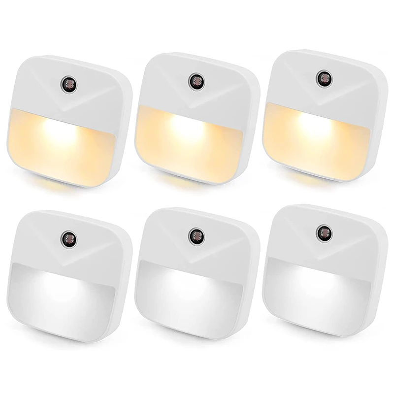 

LED Night Light Plug In Smart Nightlights With Dusk To Sensor, Plug Into Wall Lights For Bedroom-US Plug