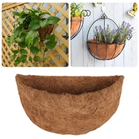 coco coir liner basket round replacement coconut fiber box flower pot coconut palm mat wall railing hangings planter for outdoor