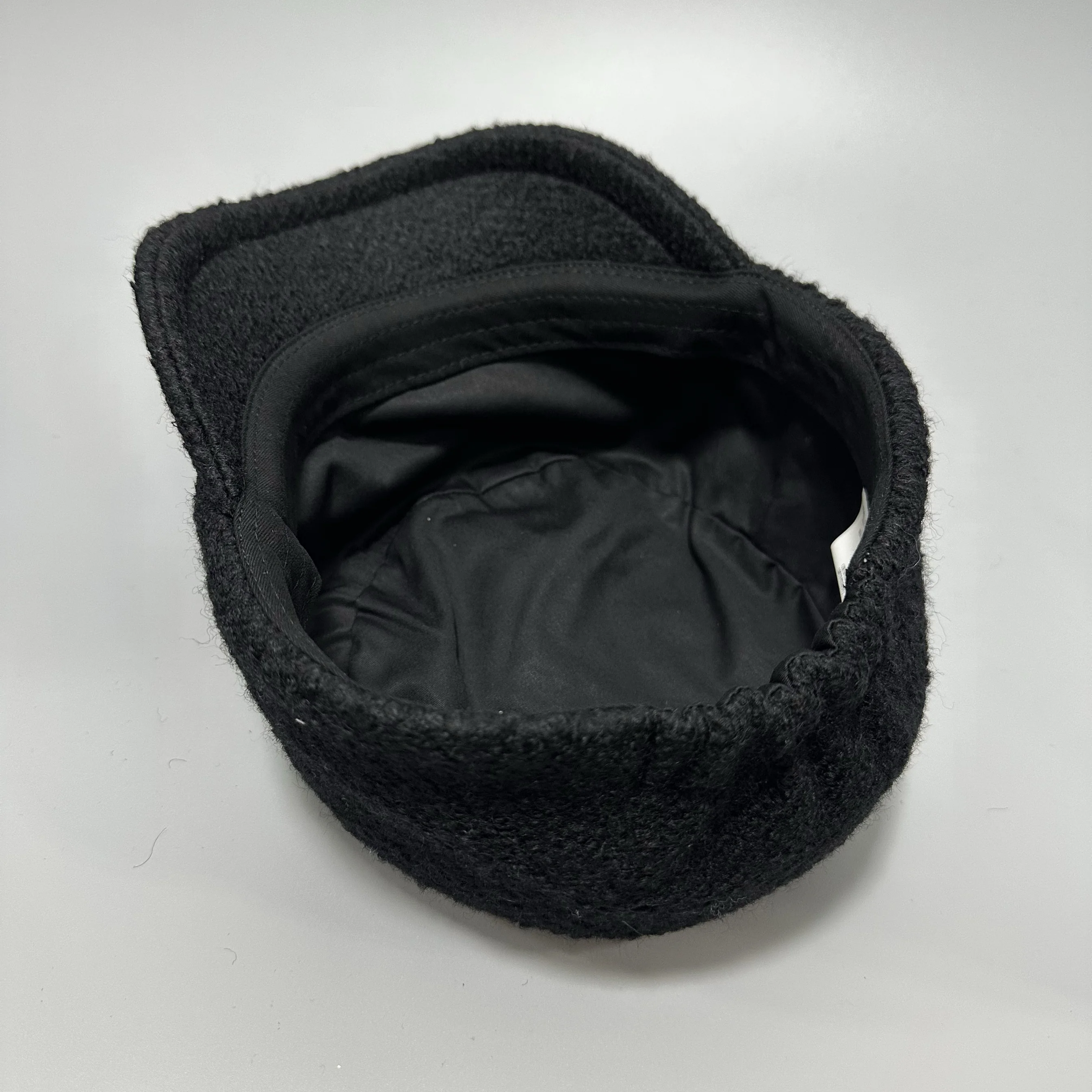 Autumn and Winter Fleece Retro Brim Hat Classic Woolen Painter Cap Newsboy Women Trendy New Korean sle Simple Sle Bla...