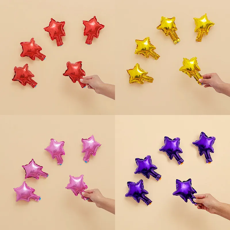 

50 шт., фольгированные воздушные шары, 5 дюймов