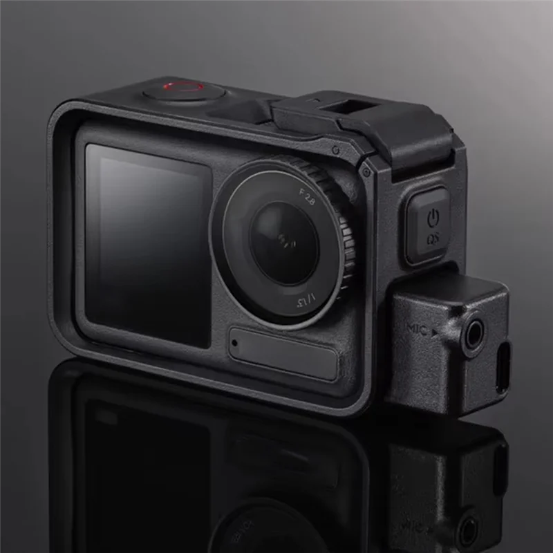 Фото JABS-для DJI Action 4, аксессуар для камеры, адаптер для микрофона 3,5 мм с блоком питания Type-C, профессиональный микрофонный вход 3,5 мм №1