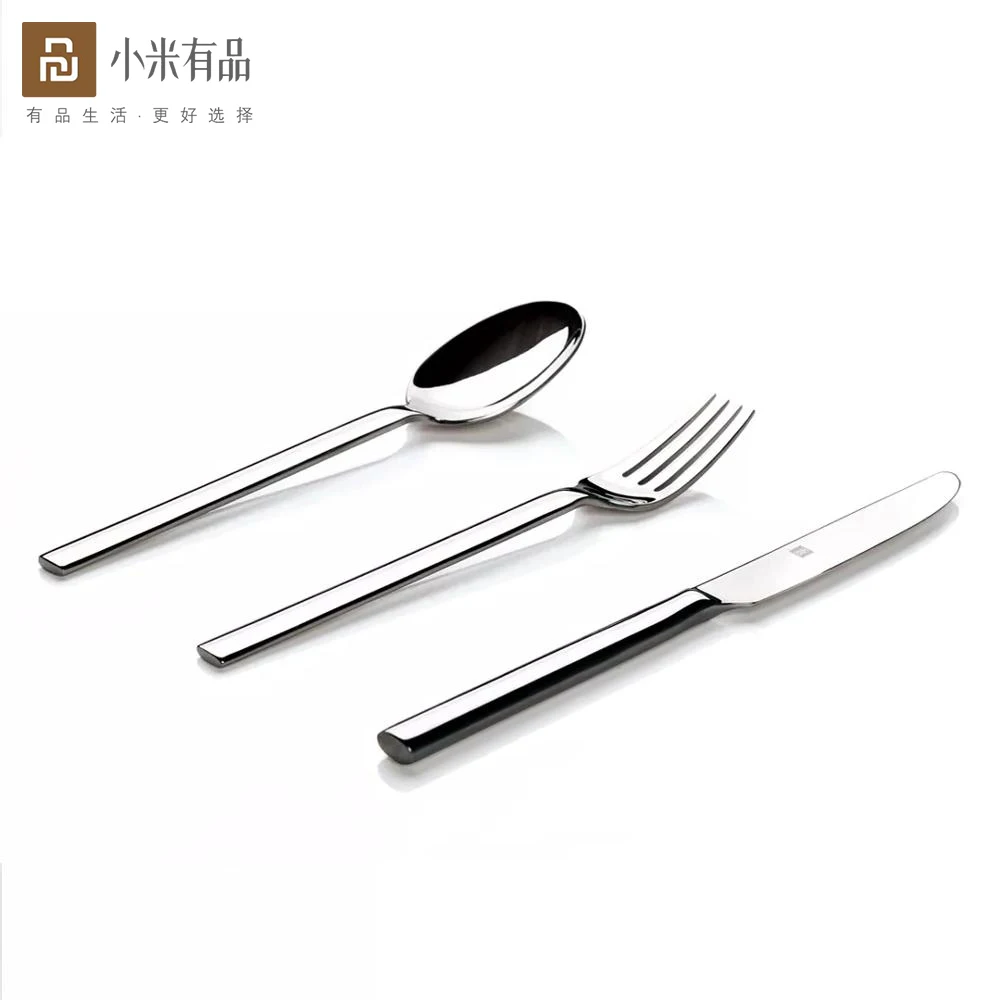 

YouPin Tableware High Quality Cutlery Food Grade Martensitic Stainless Steel Dinner Set Mirror Polish For Table Knife Fork Spoon