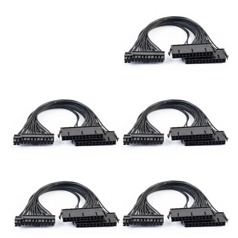

24Pin Dual PSU ATX Sync Power Supply Adapter Cable For Ether Mining 30Cm
