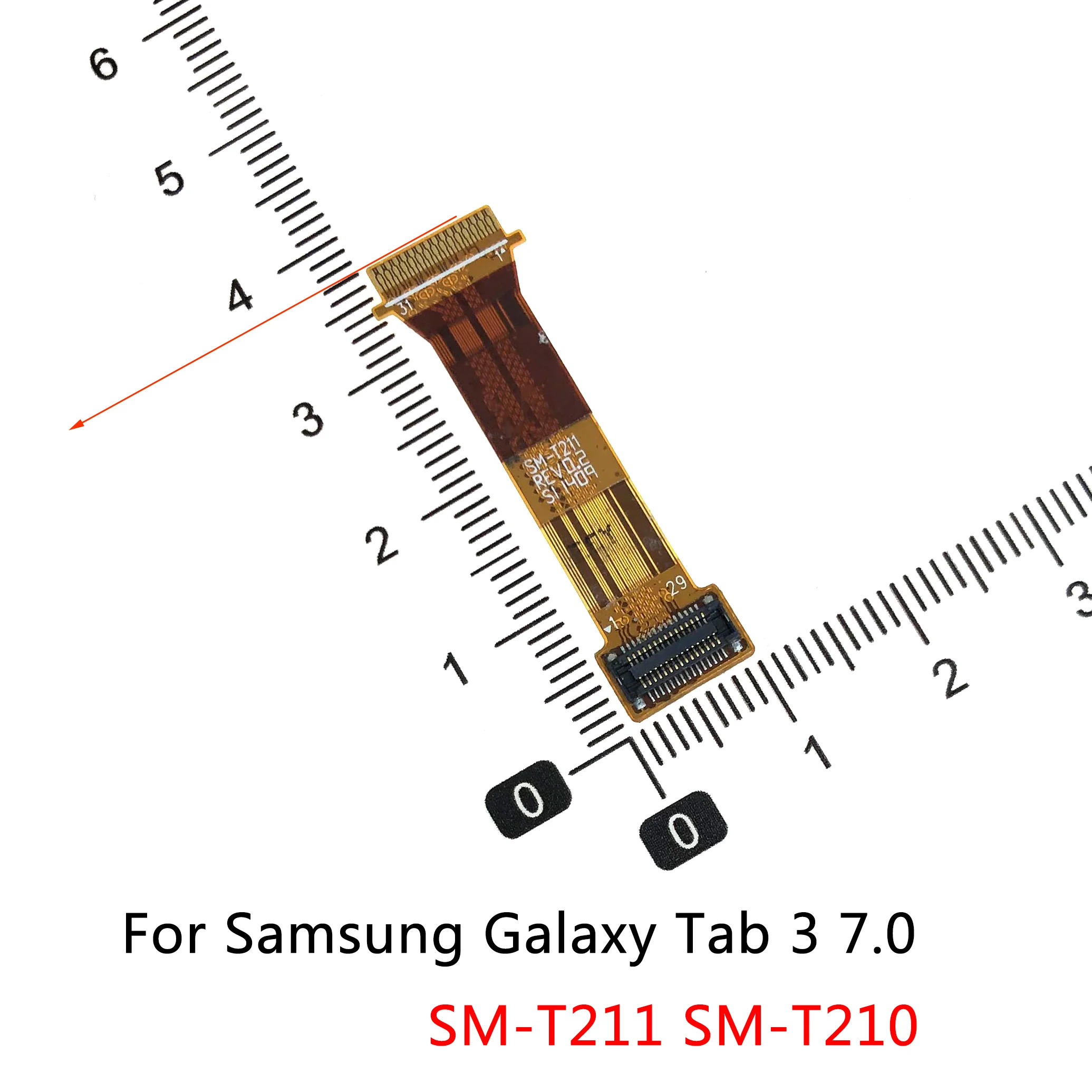 Соединитель для материнской платы ЖК-дисплея, гибкий кабель для Samsung Tab 3 7,0 SM-T211 T211 T210 N5100 N5110 N5120, кабель детали