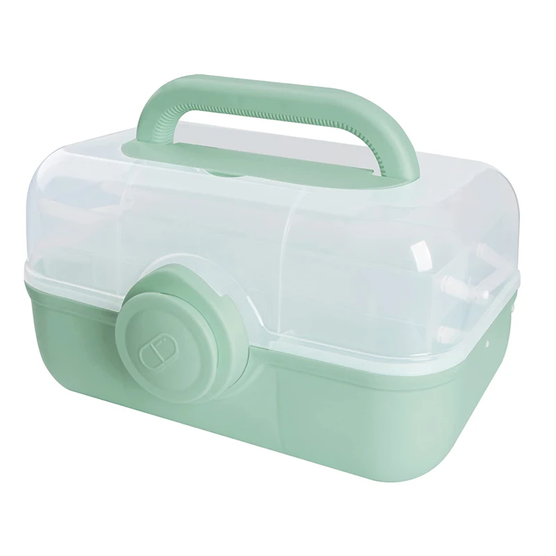 

3 Layers First Aid Kit Multifunctional Organizer for Small Things Portable Storage and Organizer Useful Medicine Boxes for Home