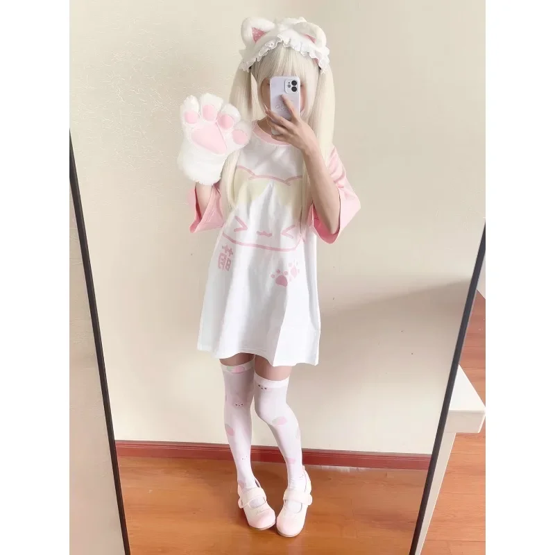 Женская футболка с коротким рукавом в японском стиле