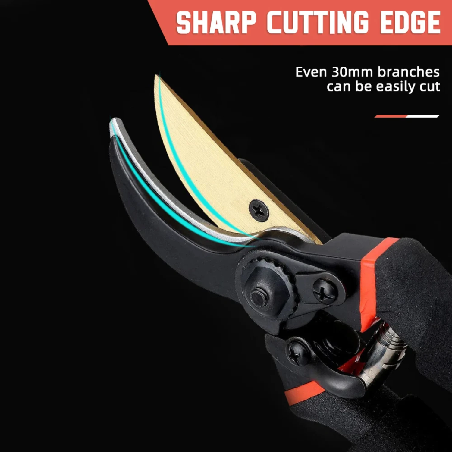 Highly Efficient and Super Durable Essential Garden Pruning Scissors - Made from Ultra-strong Steel for Exceptional Durabi