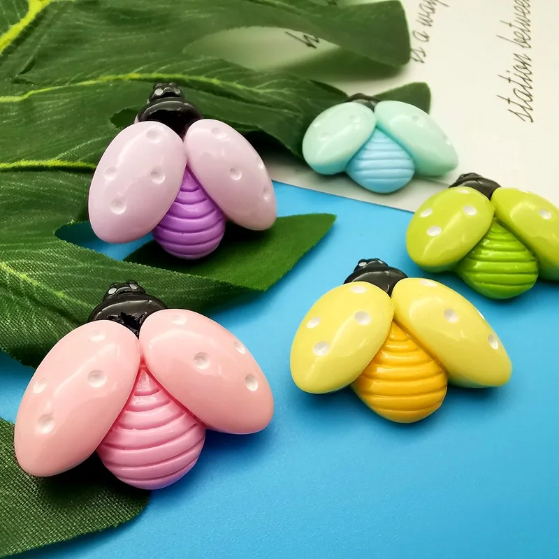 10 шт. кавайная имитация жука из смолы сделай сам обувь шляпа айсбокс заколка