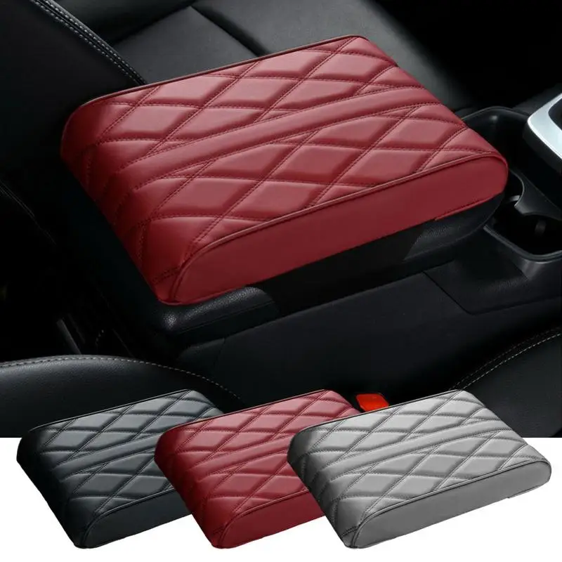 

Кожаный протектор для центральной консоли автомобиля, кожаный защитный чехол для автомобильного подлокотника, защитный чехол для сиденья с пеной с эффектом памяти, водонепроницаемый