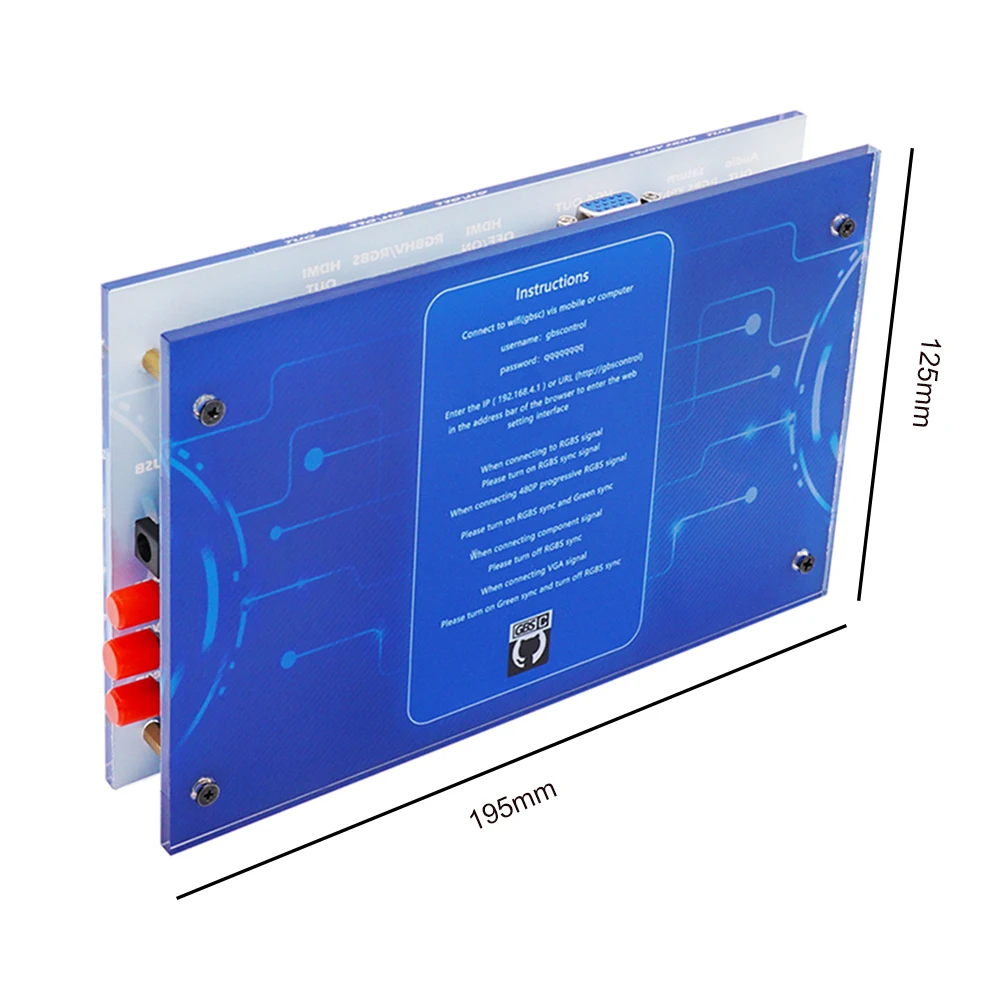 Аксессуары для контроллера GBS RGBS VGA Scart Ypbpr Сигнал к HDMI-совместимый выход SEGA Dreamcast