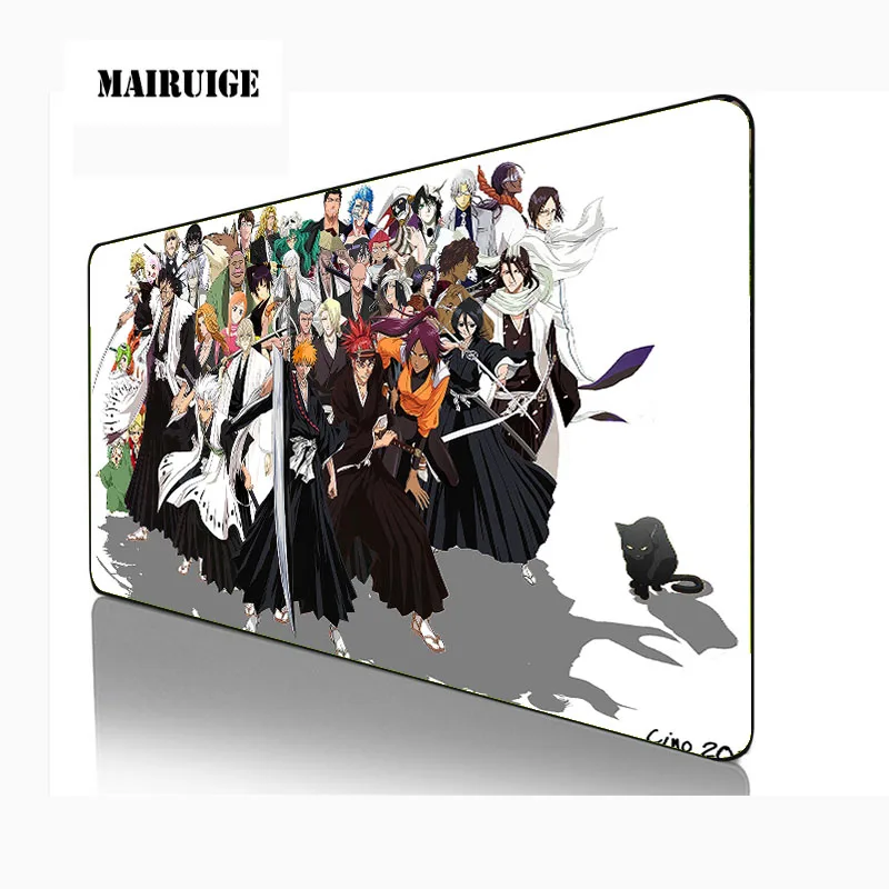 

Anime Bleach Gaming HD Print Computer Gamer Pink Mouse Pad Locking Edge 40*90CM Mousepad XXL Keyboard PC Mice Mats Pad for Csgo