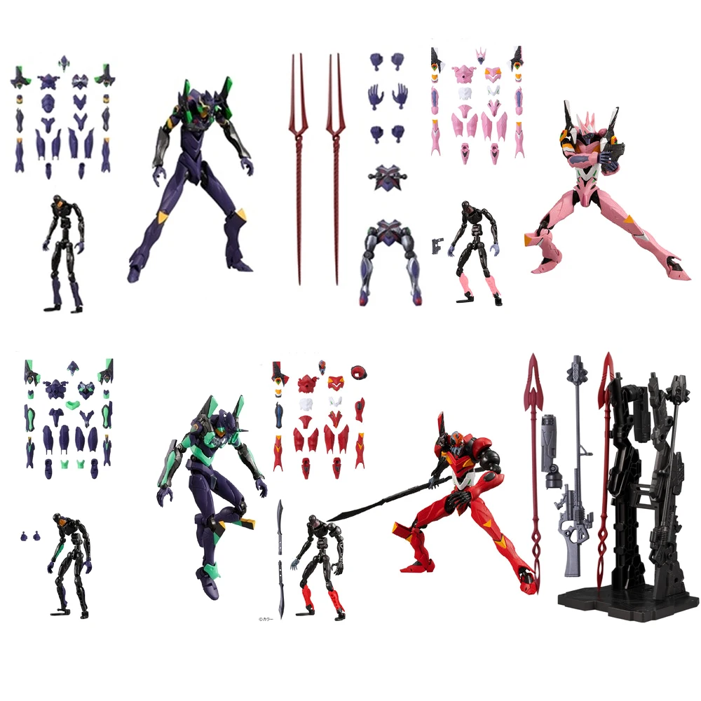 Оригинальная игрушка-Конфета Bandai EVA NEON GENESIS EVANGELION EVA00 и рамка из ЭВА подвижная