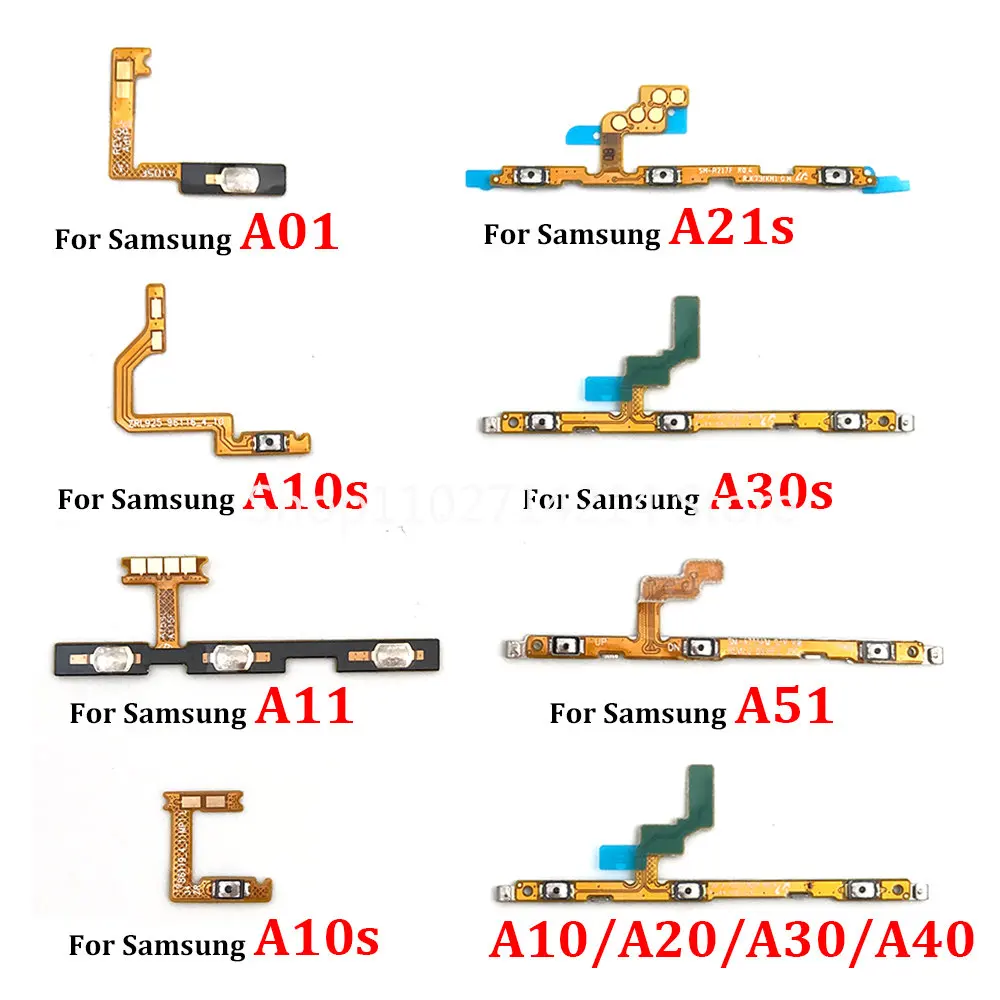 

Power On / Off Switch Button Volume Key Button Flex Cable For Samsung A01 A11 A10S A20S A30S A51 A10 A20 A30 A40 A50 A60 A70 A42