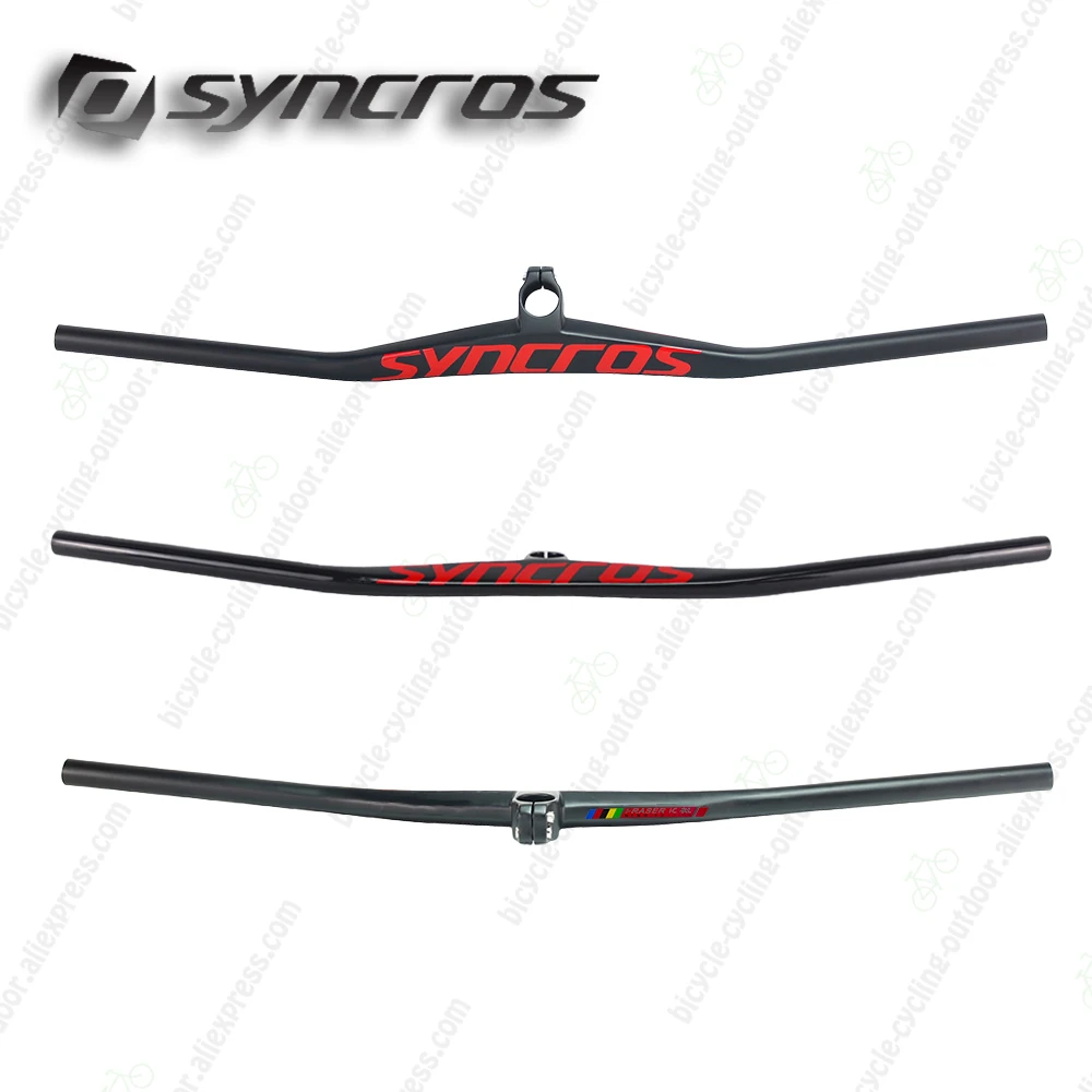 SYNCROS интегрированный руль MTB велосипед карбоновый стержень 2 градуса с выносом