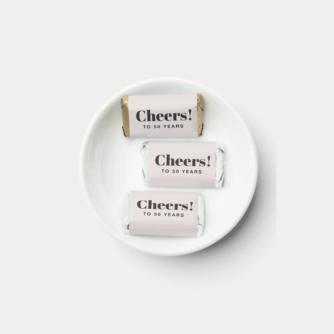 

Custom Personalized Monogrammed Gold 50th Wedding Anniversary Napkins Chocolate Wrapper Party Supplier