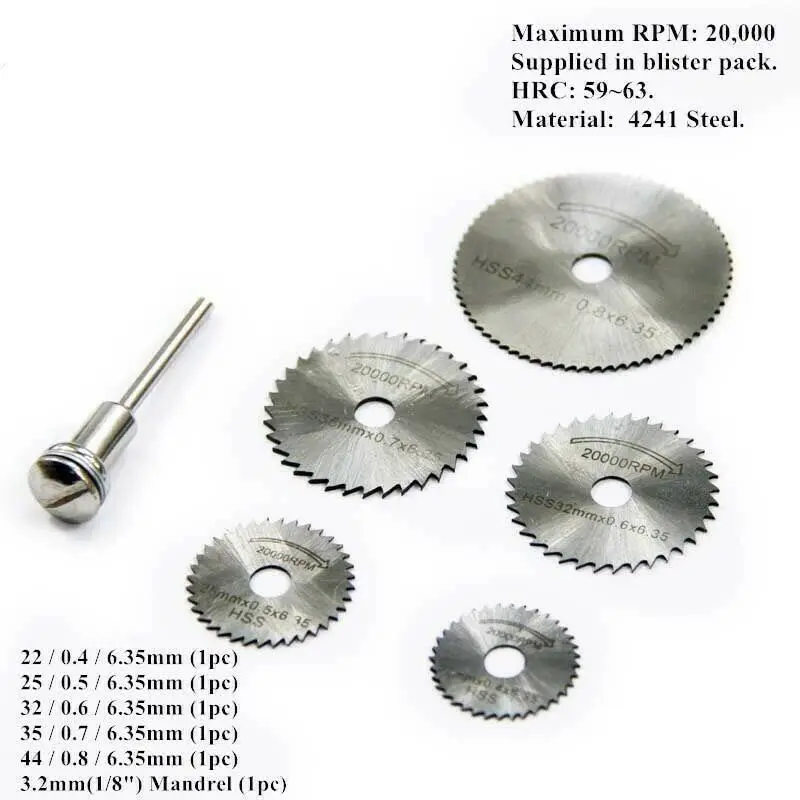 

Дисковые пилы TASP MMD001SP3 6 шт.