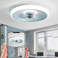 dimming ceiling fan lamp with lights indoor ventilador de techo for living room bedroom home decor chandelier fan light fixture