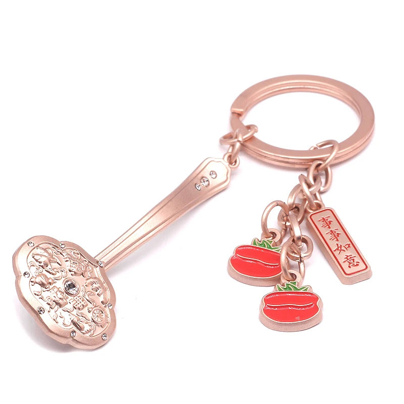 Китайский амулет Золотой благоприятный руйи подарки для домашнего интерьера фэн